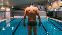 Swimmer body transformation